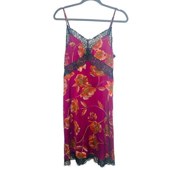 Vintage Other - VINTAGE FLORAL SLIP DRESS